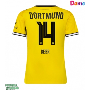 Borussia Dortmund Maximilian Beier #14 Replika Hjemmebanetrøje Dame 2026-27 Kortærmet